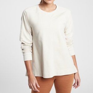 Athleta Farallon Sweatshirt, Sz S Oatmeal Heather